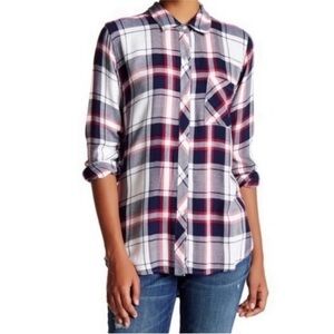 Rails Patriot Cranberry Plaid Flannel Shirt
